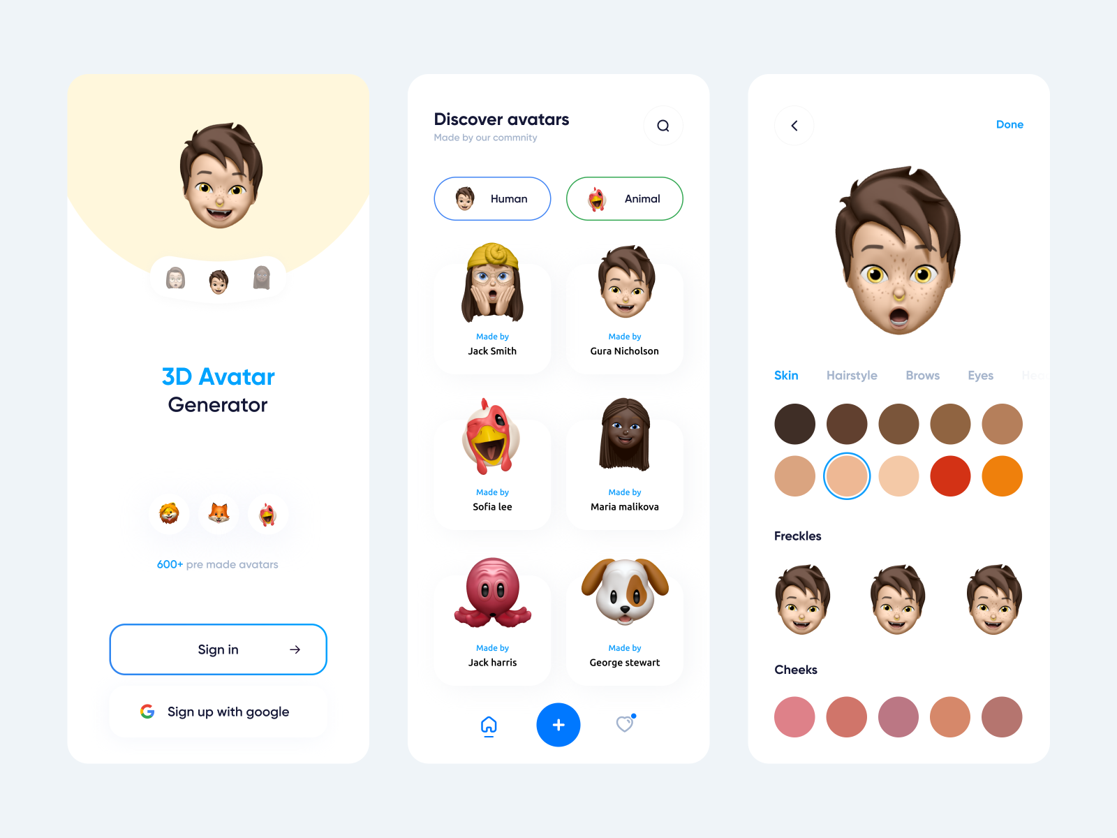 Avatar App UI designs themes templates and downloadable graphic elements  on Dribbble